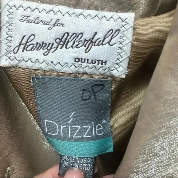 Vintage Harry Allenfall/Duluth Gold Rain Trench Coat - Picture 5 of 7